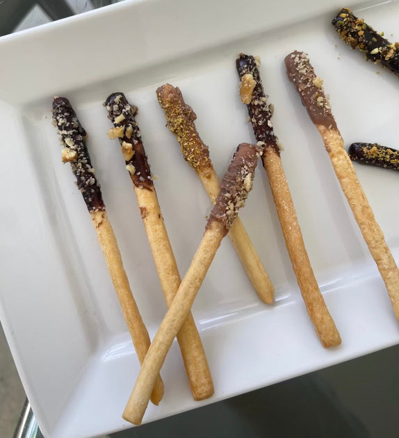 Chocolate Dipped Breadsticks Jennifer's Homemade